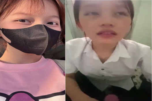 Em học sinh cuồng mút cu bạn trong toilet