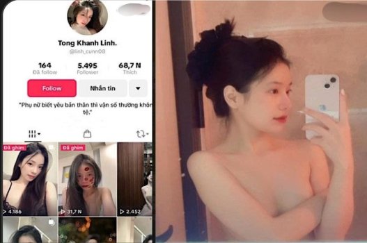 Khánh Linh TikTok cưỡi cu trai phê rung người