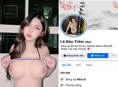 Nước đụ của Lê Bảo Trâm chảy như suối